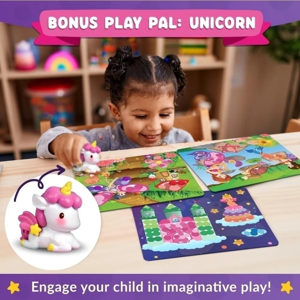 Dot Art Activity - Unicorn & Princess Sticker Art Kit